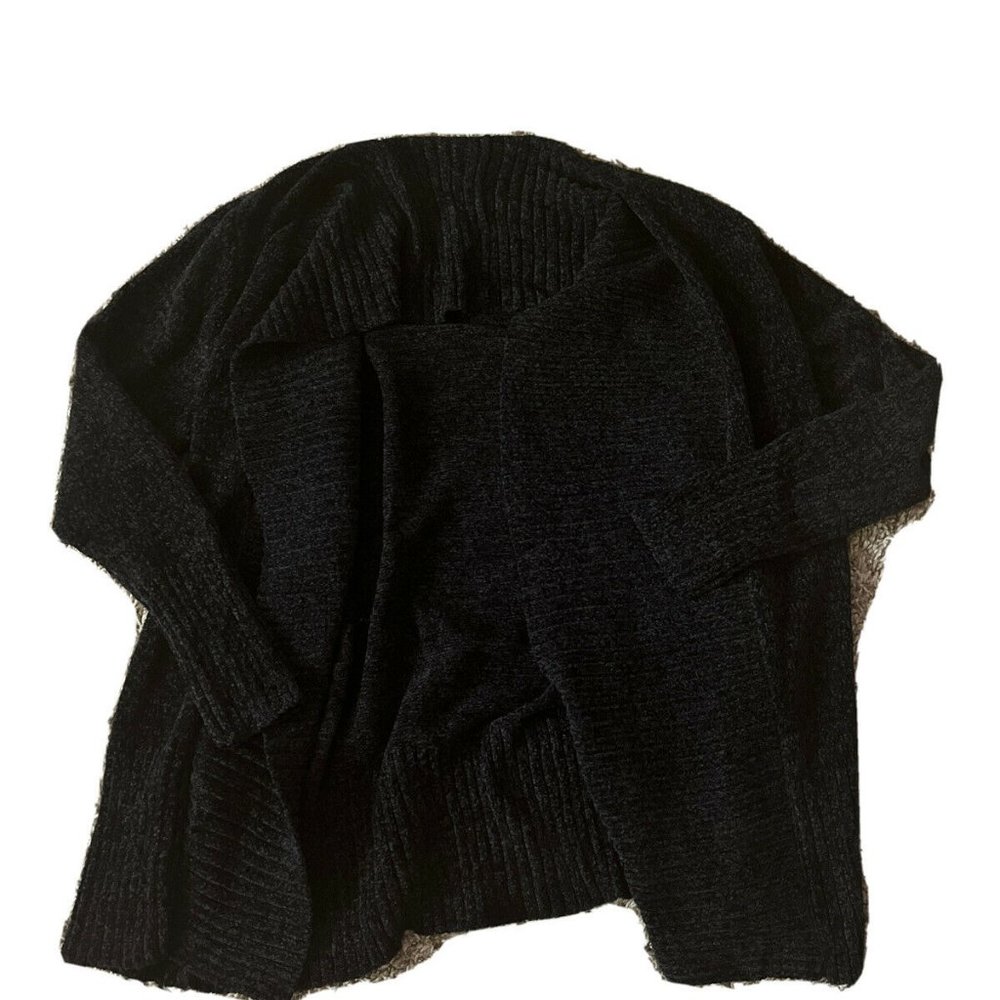 !!NEW!! Women's Black SEVEN7 Chenille Sweater